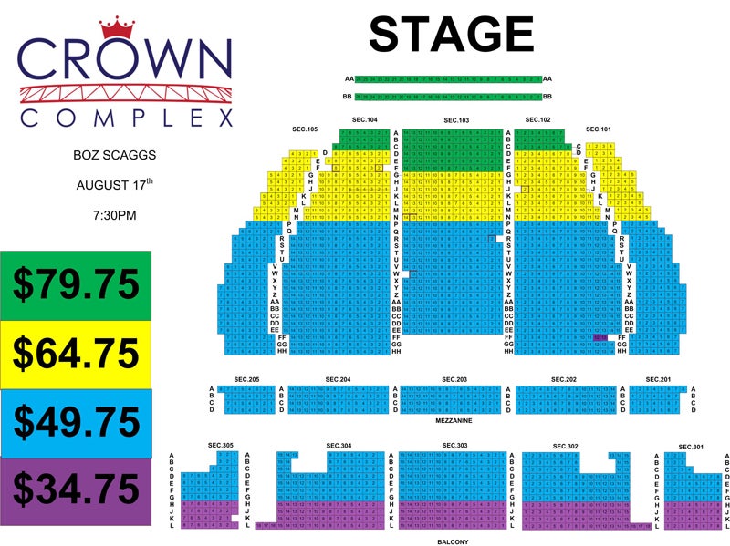 Crown Coliseum Fayetteville Nc Seating Chart